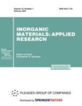 Inorganic Materials: Applied Research - Springer (13188) - modelo ABNT