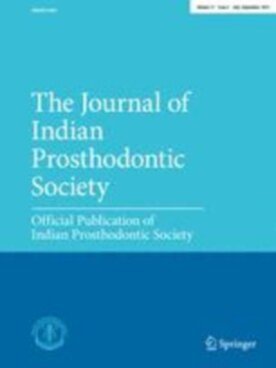 The Journal of Indian Prosthodontic Society - Springer (13191) - modelo ABNT