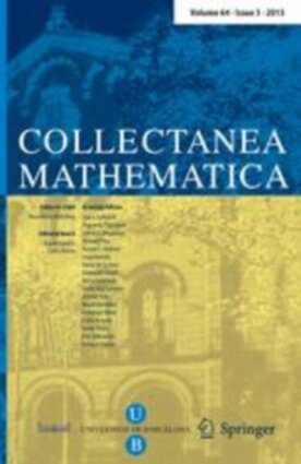 Collectanea Mathematica - Springer (13348) - modelo ABNT