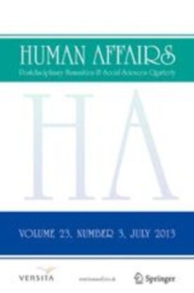 Human Affairs - Springer (13374) - modelo ABNT