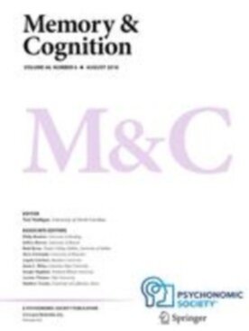 Memory & Cognition - Springer (13421) - modelo ABNT