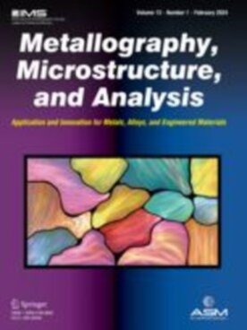 Metallography, Microstructure, and Analysis - Springer (13632) - modelo ABNT