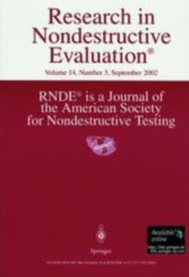 Research in Nondestructive Evaluation - Springer (164) - modelo ABNT