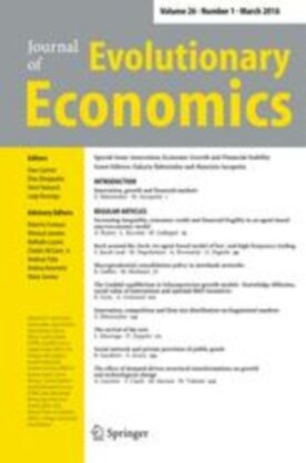 Journal of Evolutionary Economics - Springer (191) - modelo ABNT