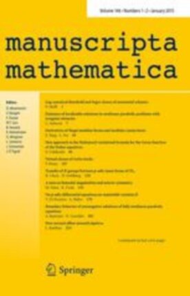 manuscripta mathematica - Springer (229) - modelo ABNT