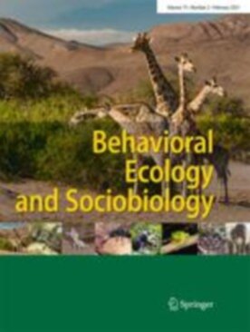 Behavioral Ecology and Sociobiology - Springer (265) - modelo ABNT