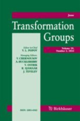 Transformation Groups - Springer (31) - modelo ABNT
