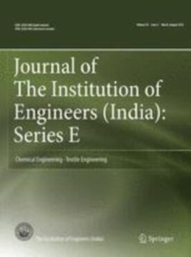 Journal of The Institution of Engineers (India): Series E - Springer (40034) - modelo ABNT