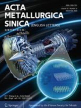 Acta Metallurgica Sinica (English Letters) - Springer (40195) - modelo ABNT
