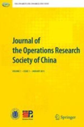 Journal of the Operations Research Society of China - Springer (40305) - modelo ABNT