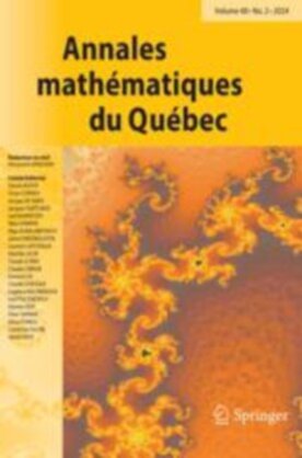 Annales mathématiques du Québec - Springer (40316) - modelo ABNT