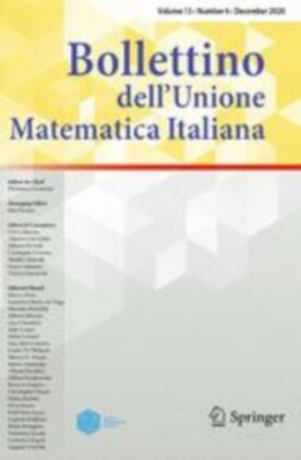 Bollettino dell'Unione Matematica Italiana - Springer (40574) - modelo ABNT