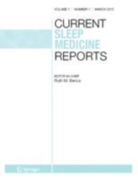Current Sleep Medicine Reports - Springer (40675) - modelo ABNT
