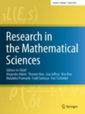 Research in the Mathematical Sciences - Springer (40687) - modelo ABNT