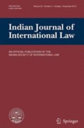 Indian Journal of International Law - Springer (40901) - modelo ABNT