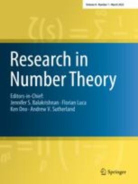Research in Number Theory - Springer (40993) - modelo ABNT