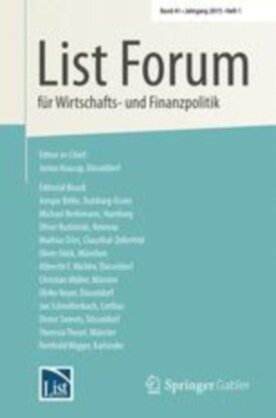 List Forum für Wirtschafts- und Finanzpolitik - Springer (41025) - modelo ABNT