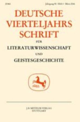 Deutsche Vierteljahrsschrift für Literaturwissenschaft und Geistesgeschichte - Springer (41245) - modelo ABNT