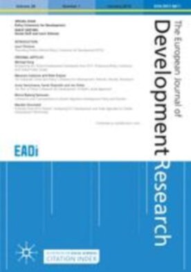 The European Journal of Development Research - Springer (41287) - modelo ABNT
