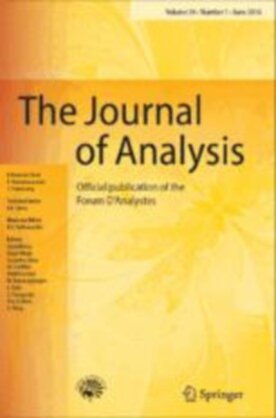 The Journal of Analysis - Springer (41478) - modelo ABNT