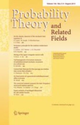 Probability Theory and Related Fields - Springer (440) - modelo ABNT