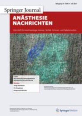 Anästhesie Nachrichten - Springer (44179) - modelo ABNT