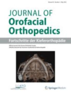 Journal of Orofacial Orthopedics / Fortschritte der Kieferorthopädie - Springer (56) - modelo ABNT