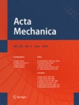 Acta Mechanica - Springer (707) - modelo ABNT